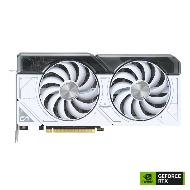 ASUS Dual GeForce RTX 4070 OC Edition Graphics Card, 12GB GDDR6X 192-bit - White ASUS Dual GeForce RTX 4070 OC Edition Graphics Card, 12GB GDDR6X 192-bit - White